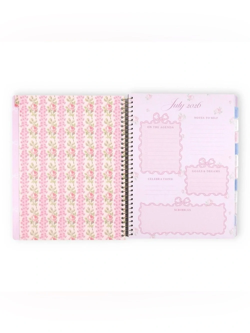 NEW LoveShackFancy Target Yoobi Everblooming Rosettes Monthly & Weekly Planner